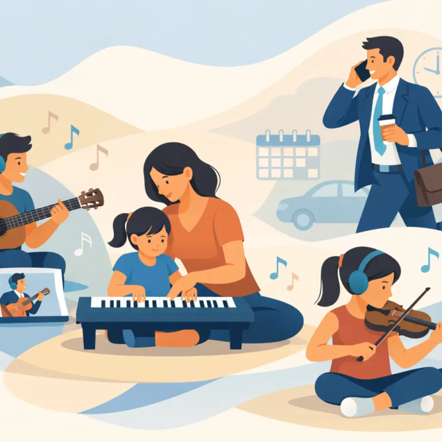Music Lessons for Busy Families That Work